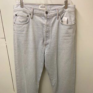 Light-wash, straight leg jeans by AGOLDE